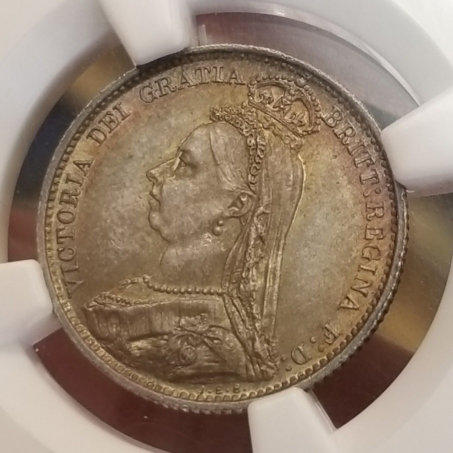 British-1887-Sixpence-Shield-Reverse