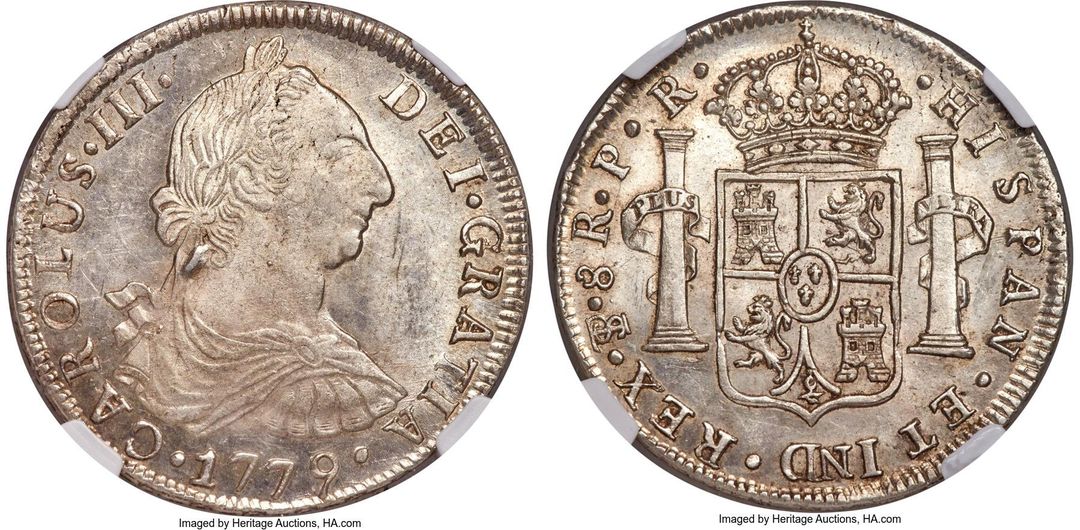 8-Reales-1779-Charles-III-Potosi-Mint