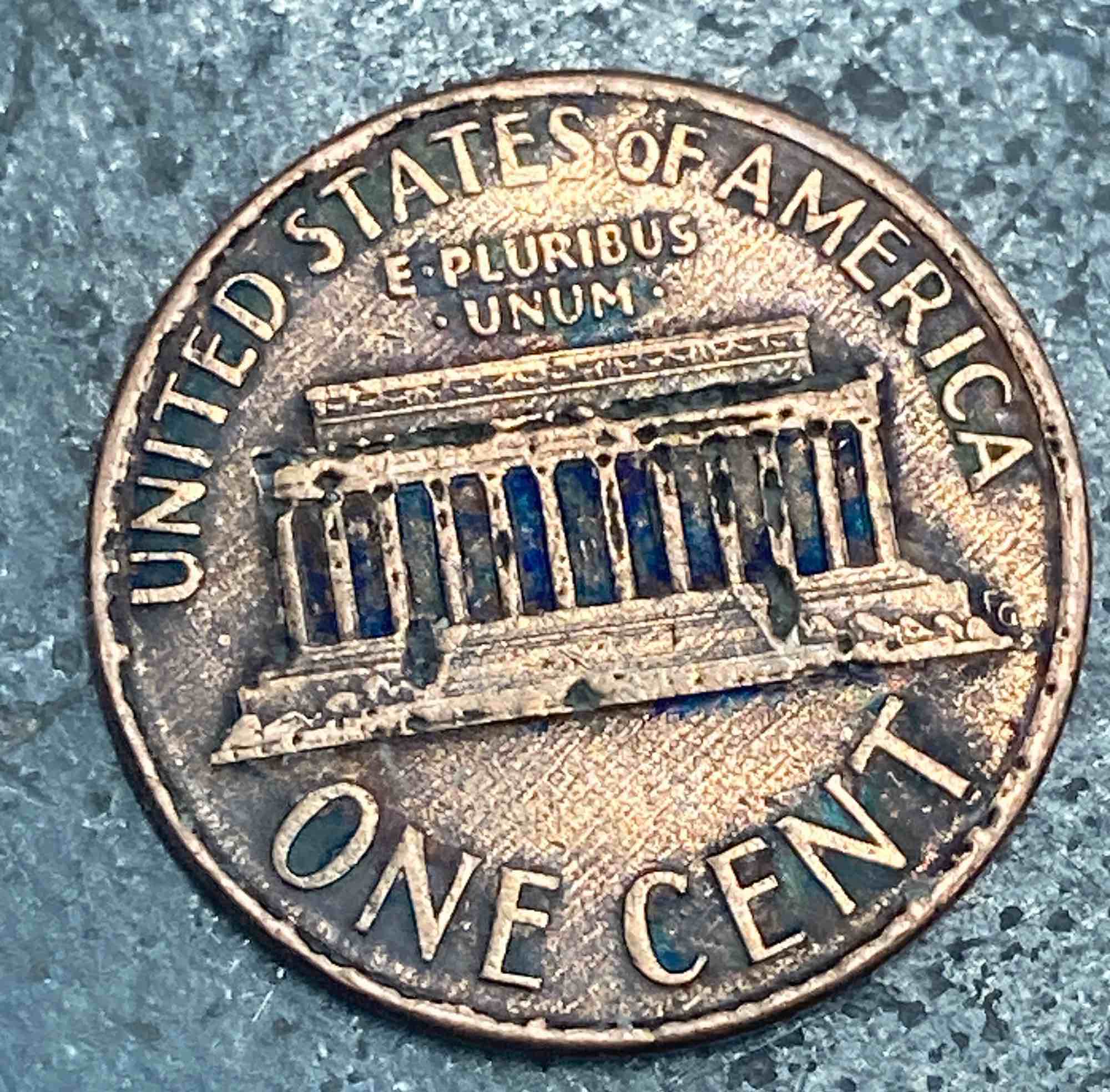 Cool-Looking-Damage-On-1988-Penny