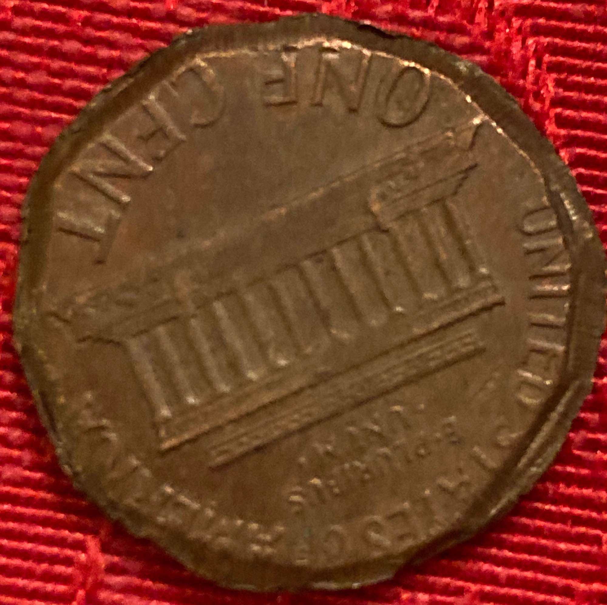 1967-Penny-No-Rim,-Serious-Damage