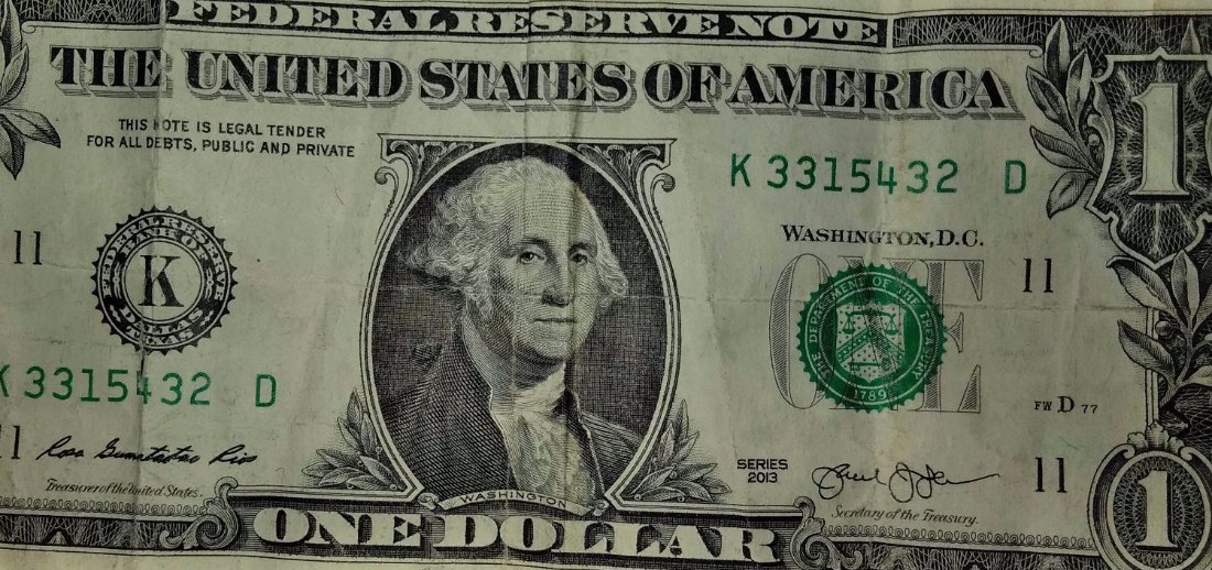1-Dollar-Bill-Missing-Serial-Number-?