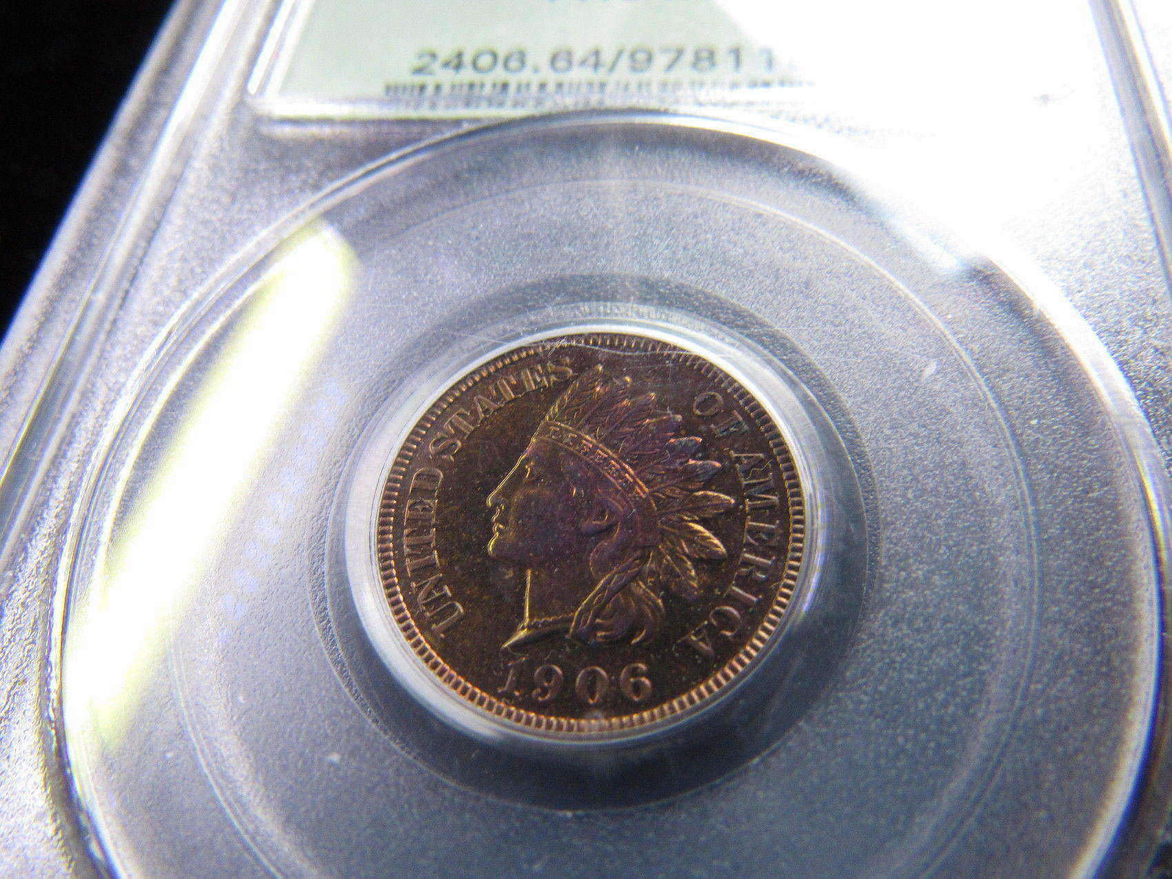 1906-IHP-Proof-64-RB-PCGS-Ol'-Green-Holder