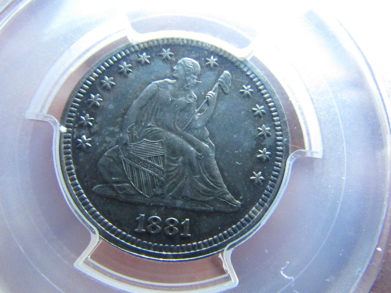 1881-Proof-Seated-Liberty-Quarter-PF-65-&-Its-Compliment-1881-IHP-Proof