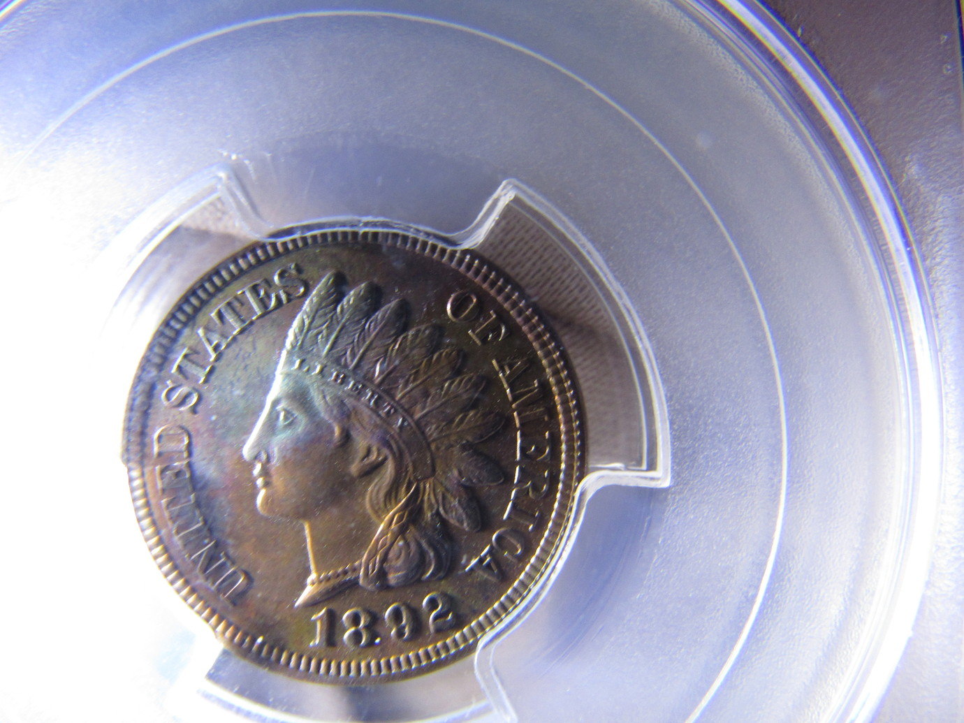 1892-Indian-Cent-Proof-Some-Color-PCGS-PF-63-RB