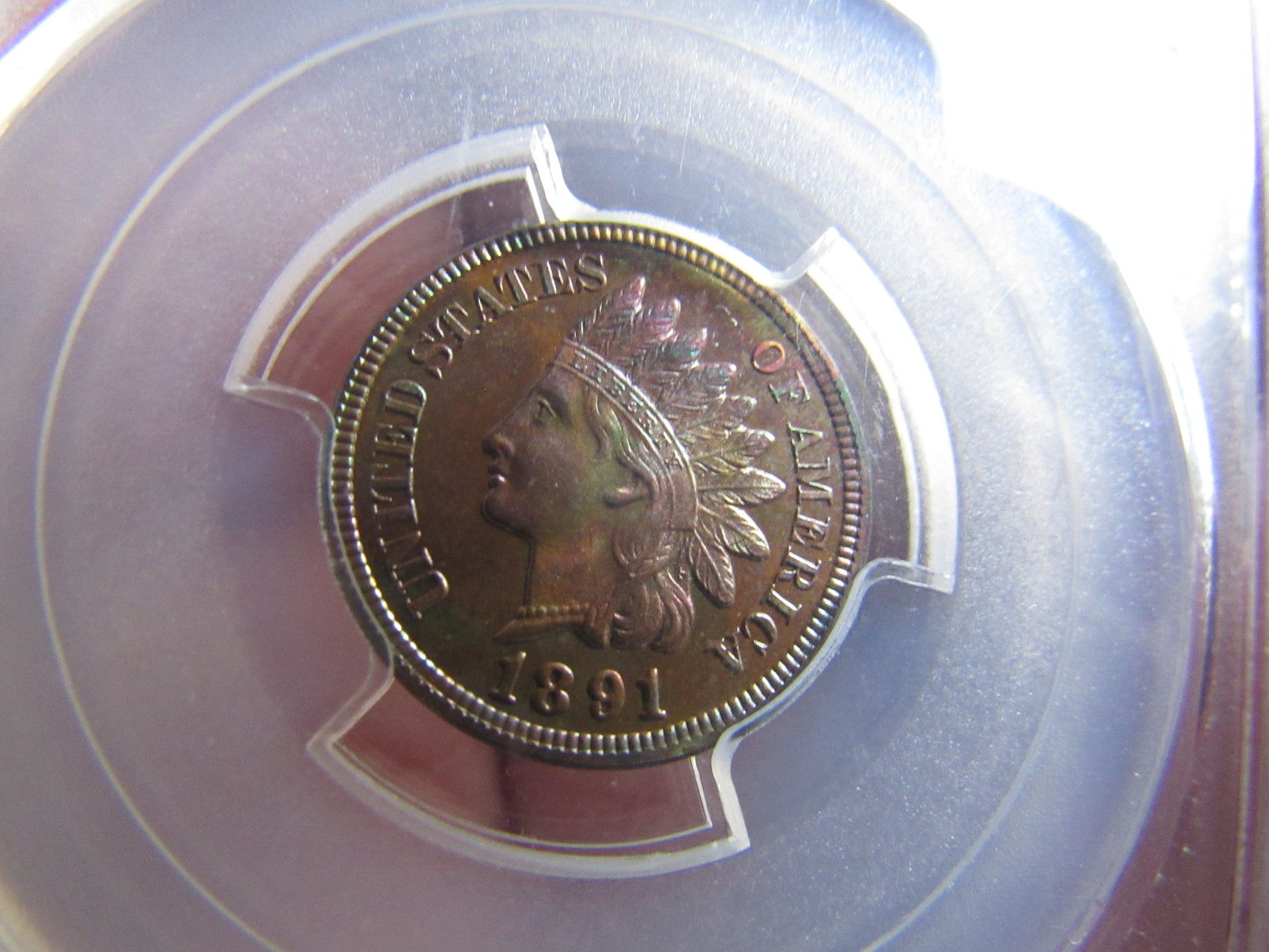 1891-Indian-Cent-Proof-PCGS-R/B--Redo