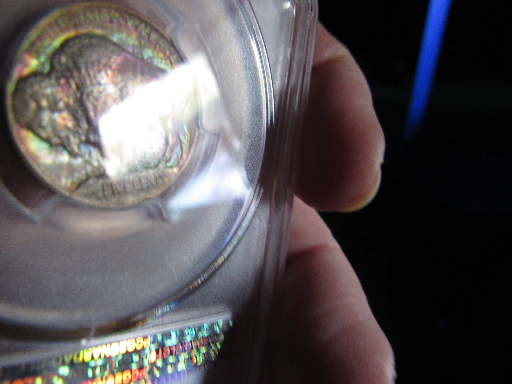 1913-Monster-Rainbow-Toned--Buffalo-Nickel-Type-I-Obverse-And-Reverse
