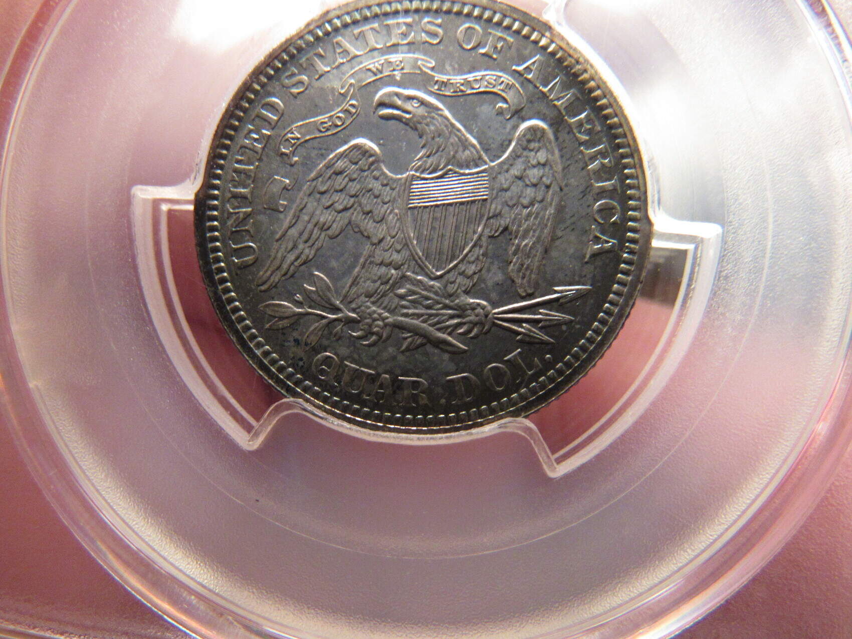1867-PCGS-Proof-63-Seated-Liberty-Quarter