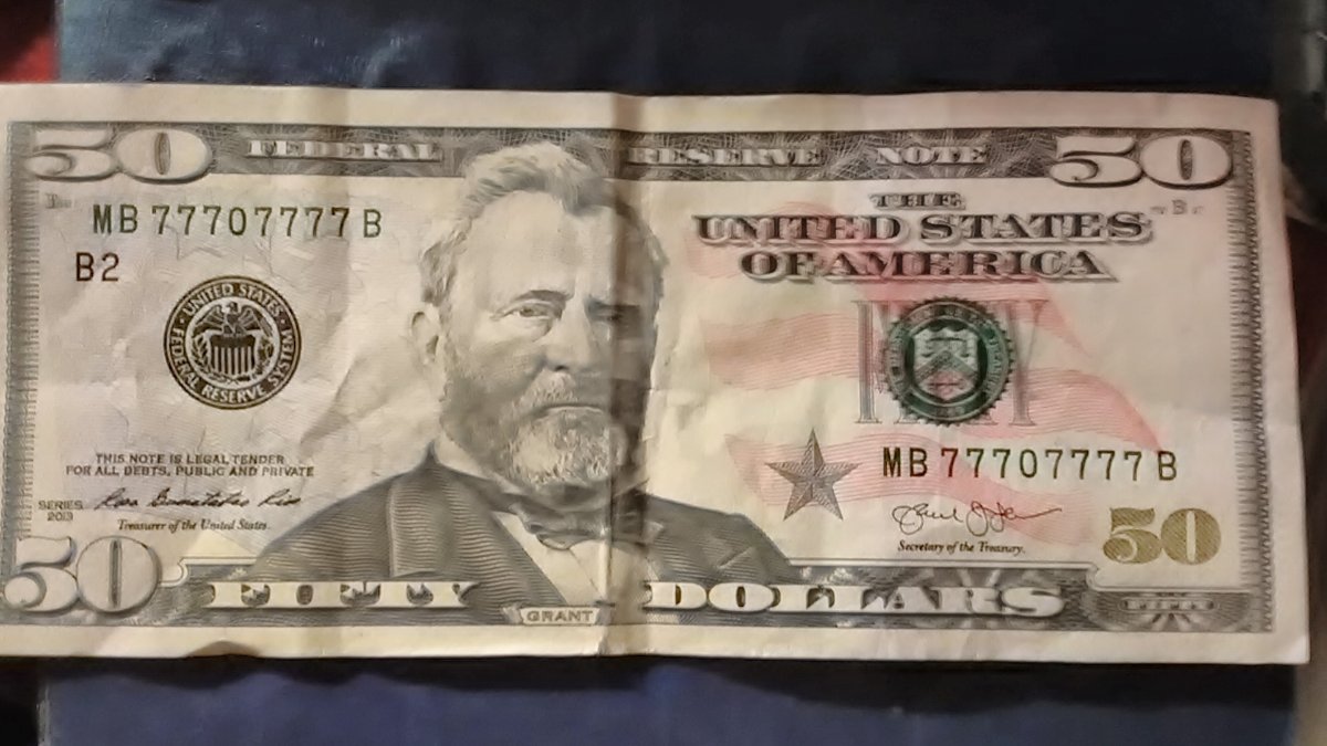 Series-2013-$50-Note-Valuable-Serial-Number?