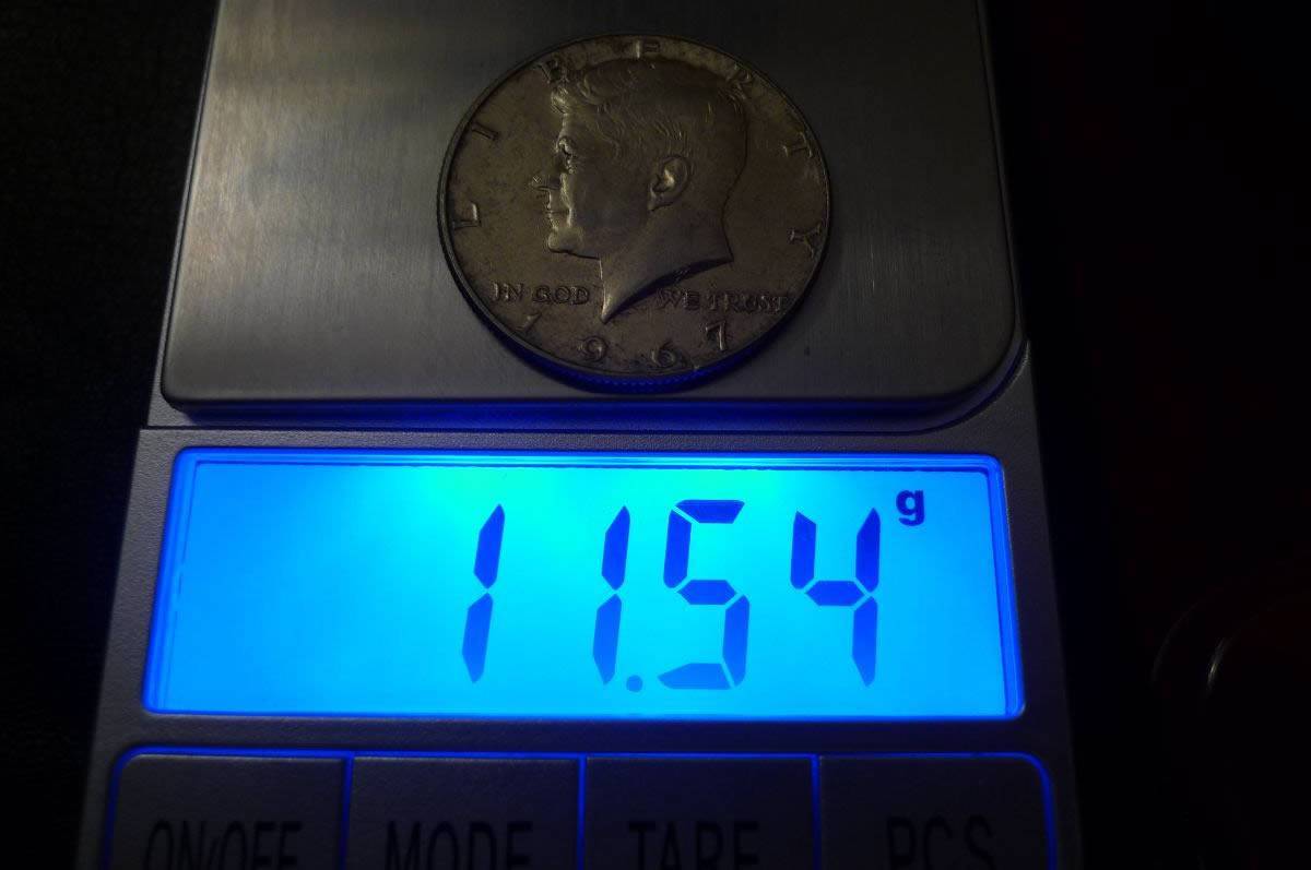 1967-Kennedy-Weights-12.55-Grams-More-Than-Most-Of-My-90%'s