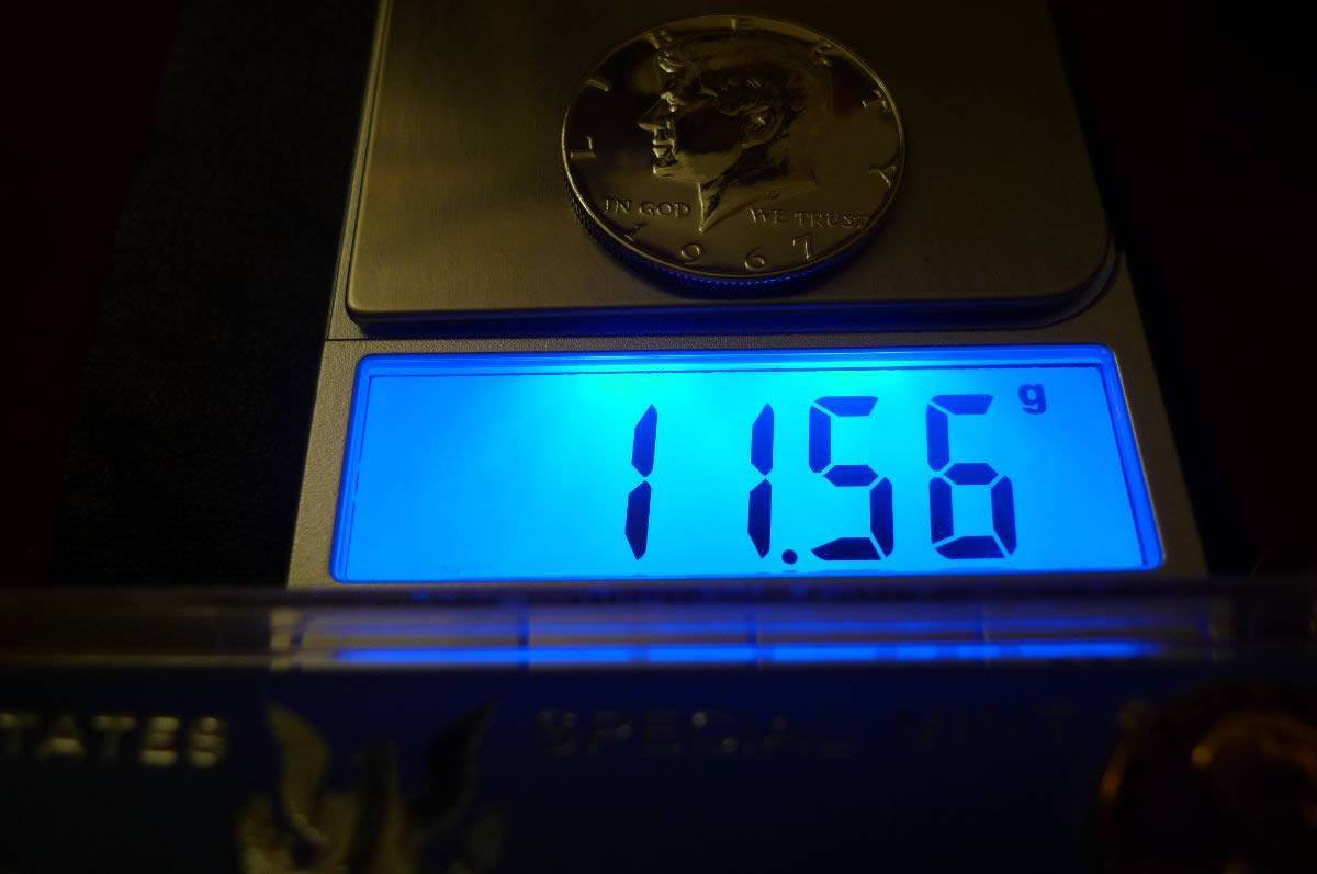1967-Kennedy-Weights-12.55-Grams-More-Than-Most-Of-My-90%'s