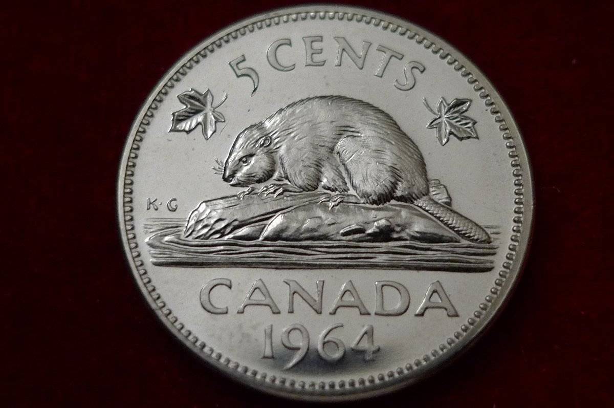 1964-Canada-Five-Cents