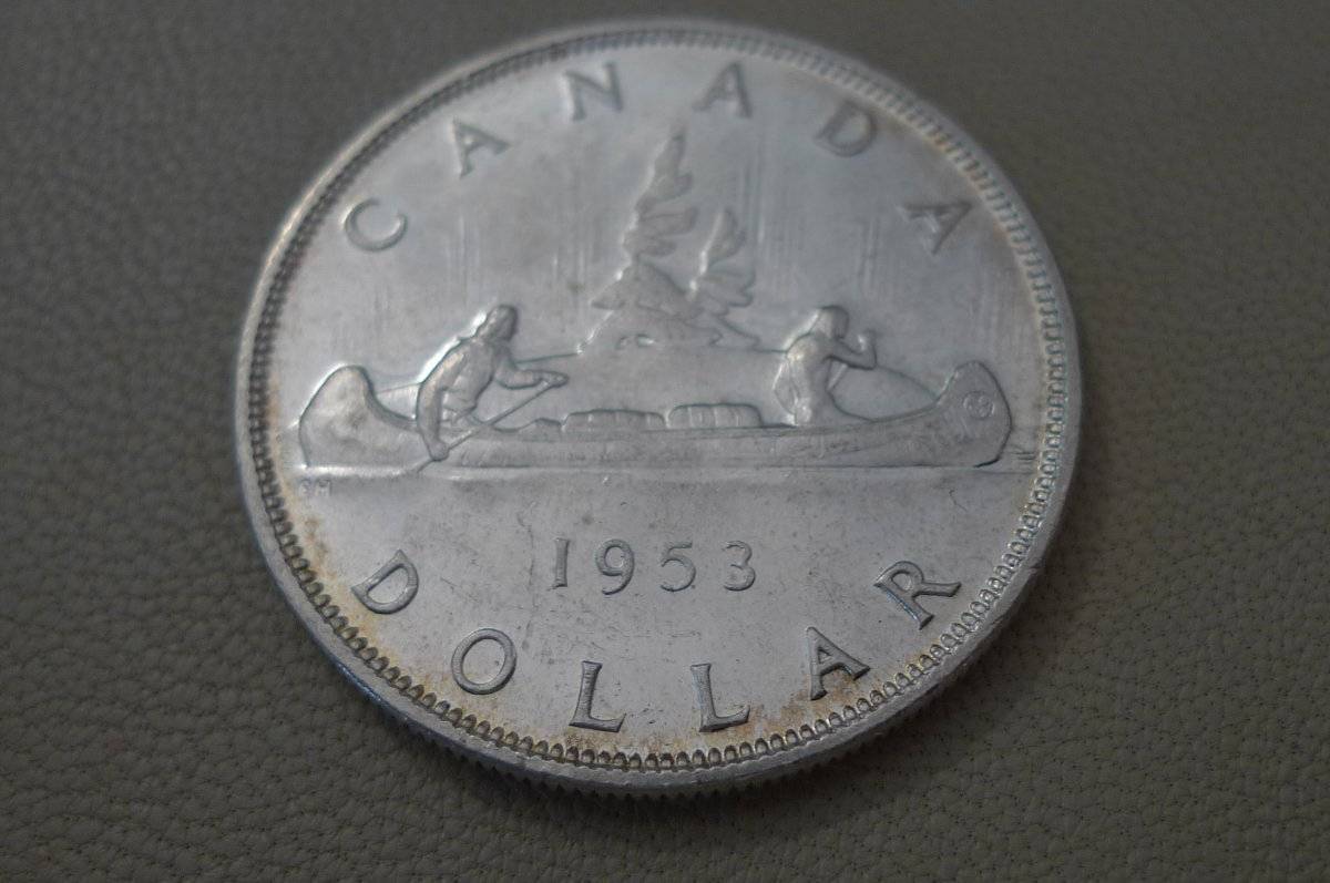 1953-Canada-,-One-Dollar.