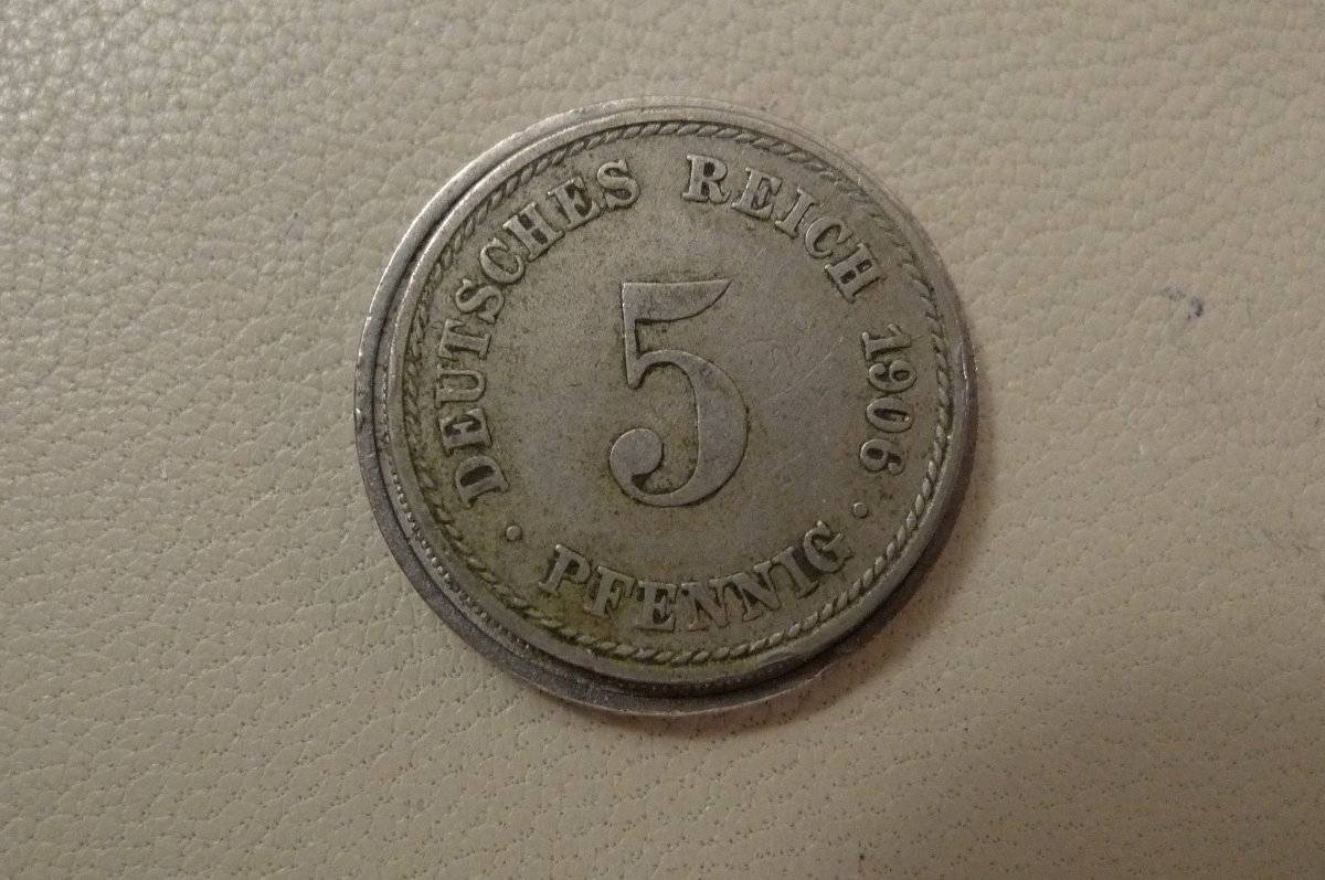Possible-1980-50-Pfennig-German-Coin-Struck-On-1890's-5-Pfennig-Planchet?