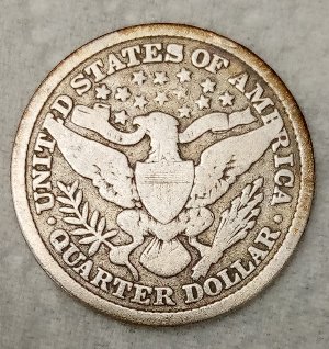 1897-Barber-Quarter-.-Filled-Die.die-Chip.need-Help