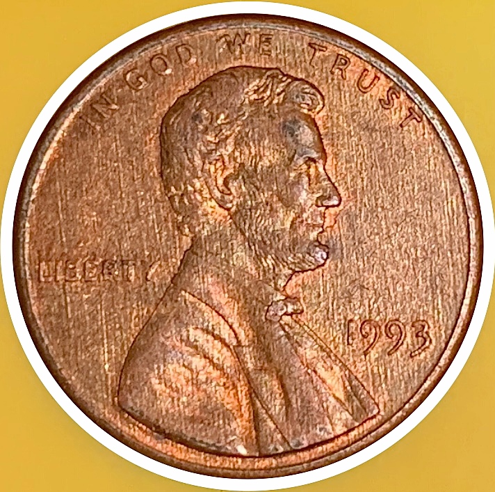 What-Is-Going-On-Here-With-This-1993-Penny?-Clean-Damage-Or-Error-Strike-Or?