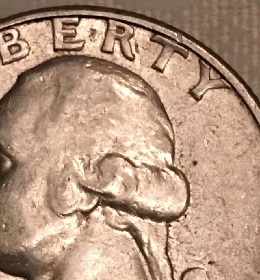1963-Quarter-Possible-Doubling-On-Reverse-And-Obverse
