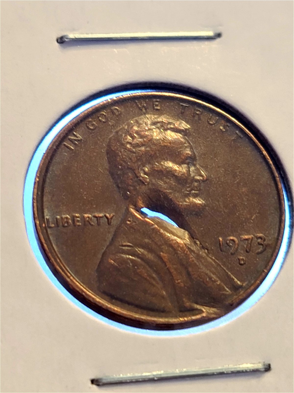1973-D-Lincoln-Penny-Hole-Through-Coin