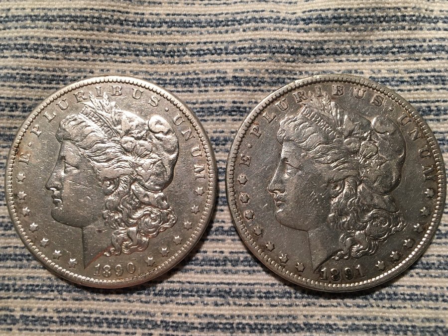 1890-CC-And-1891-CC-Morgan-Dollars