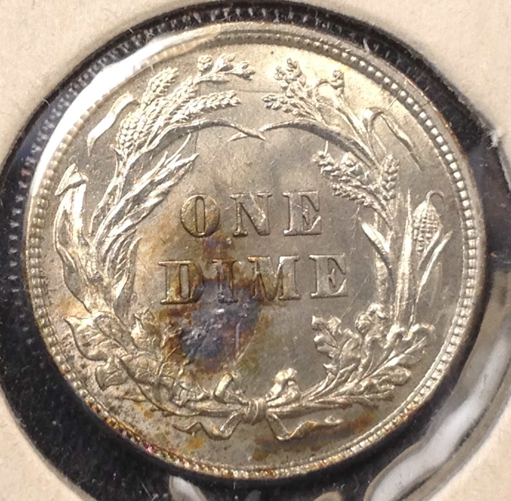 1892-Barber-10¢---Question-On-Blemishes-Detrating-From-Value