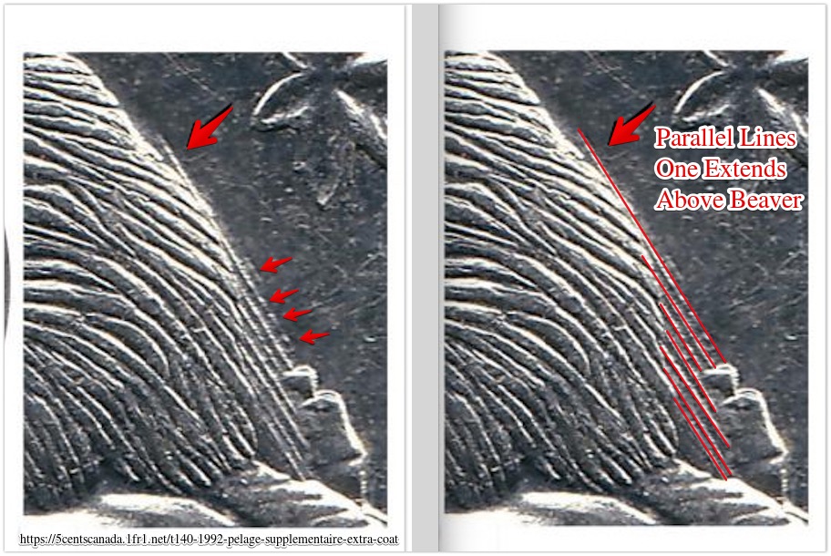 1992-Type-2-Nickel:-Re-Engraved-Beaver