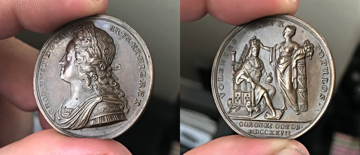 George-II-Official-Coronation-Medal-By-John-Croker