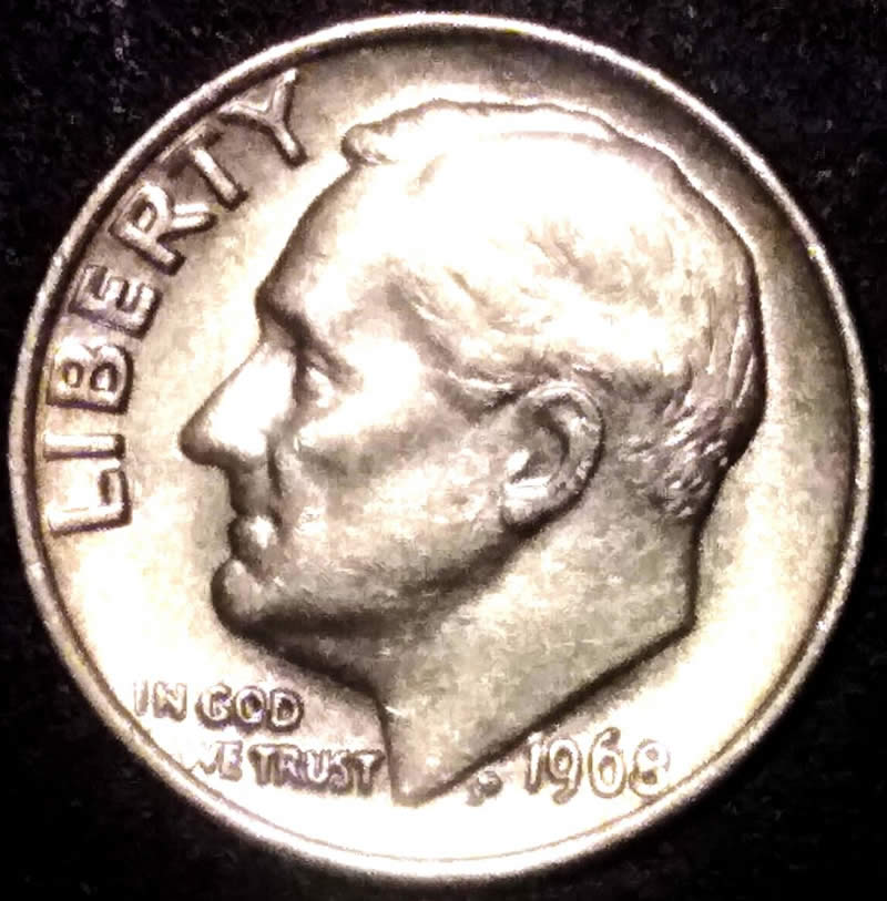 No-Mint-Mark-Dime-1968
