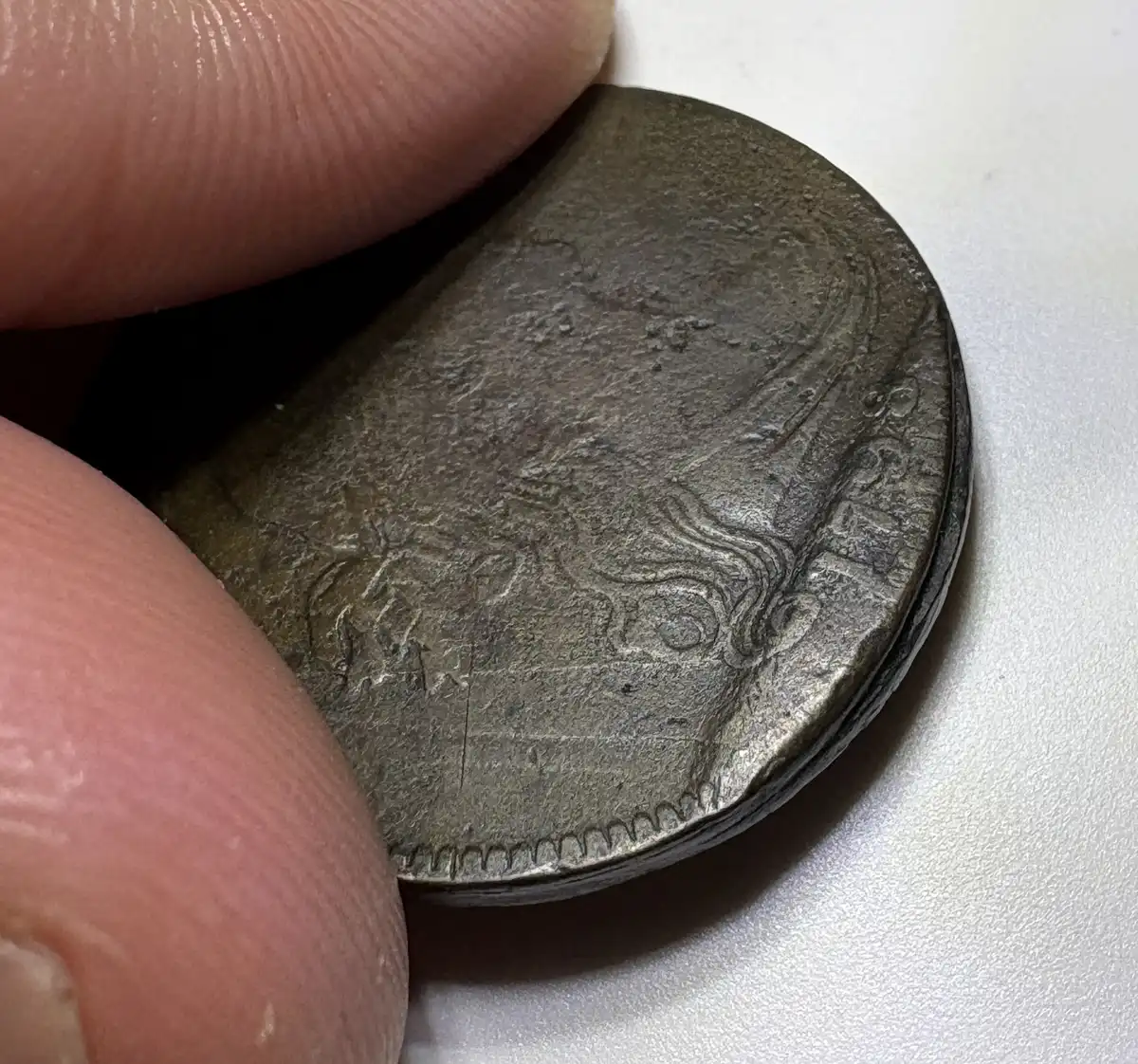 1798-Draped-Bust-Cent-With-Partial-Extra-Thick-Planchet