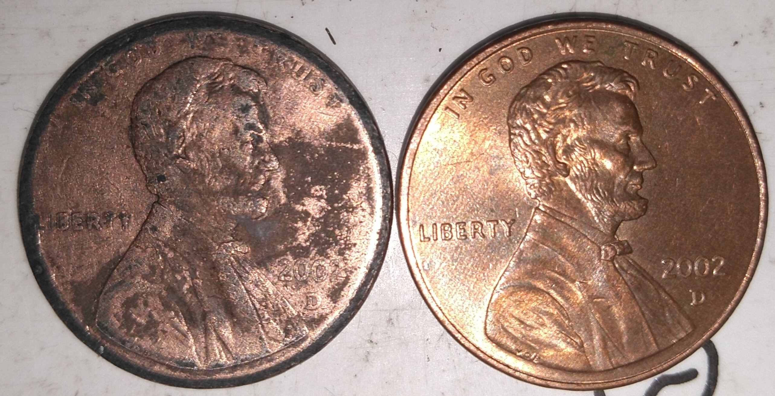 2002-Lincoln-Penny-Struck-On-Dime-Planchette-Possibly?-2.41g