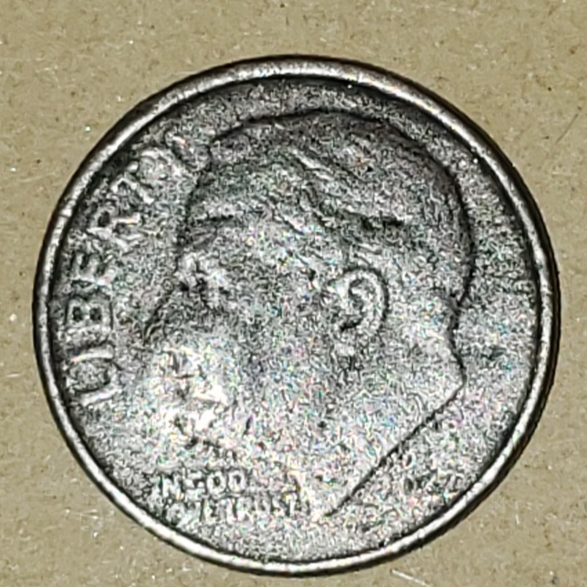2022-P-Mint-Dime,-Dark-Grey-In-Color,-Any-Idea-Why?-I'm-Definitely-A-Newbie