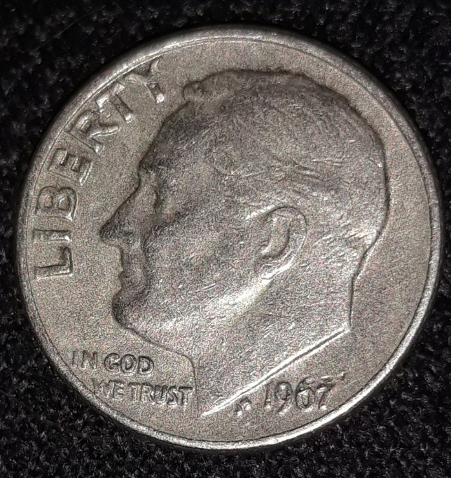 1967-Dime-Little-Help-W/-Mintmark