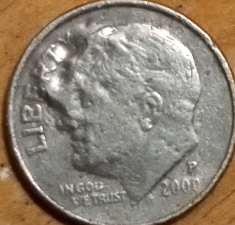 2000-P-Dime-Weird-Damage-Or-Error,-I'm-Unsure.