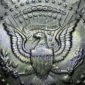 Choking-Eagle-And-Die-Chip-Or-Star-On-Half-Dollar?