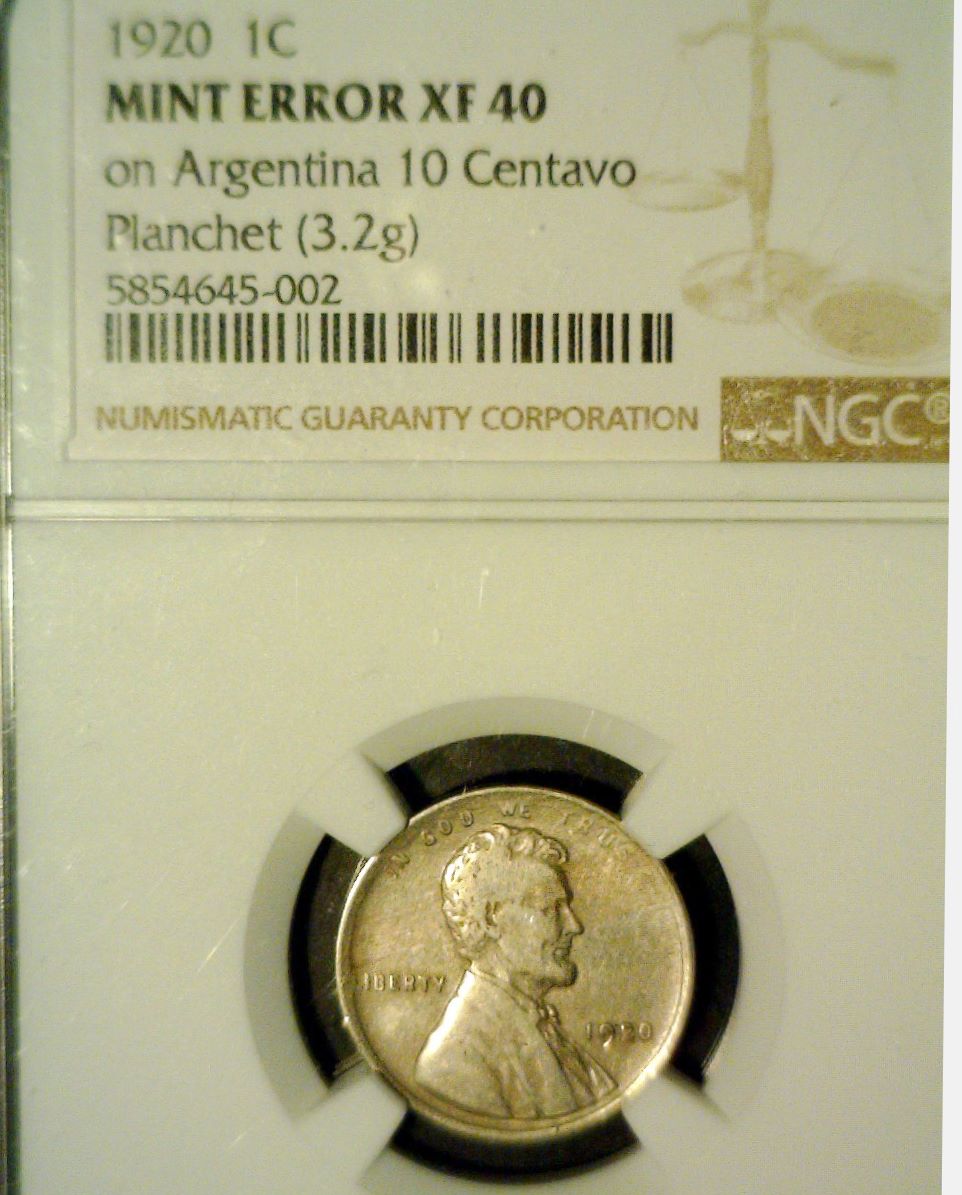 1920-Lincoln-Cent-.....-Of-Apparent-Copper-Nickel-Composition