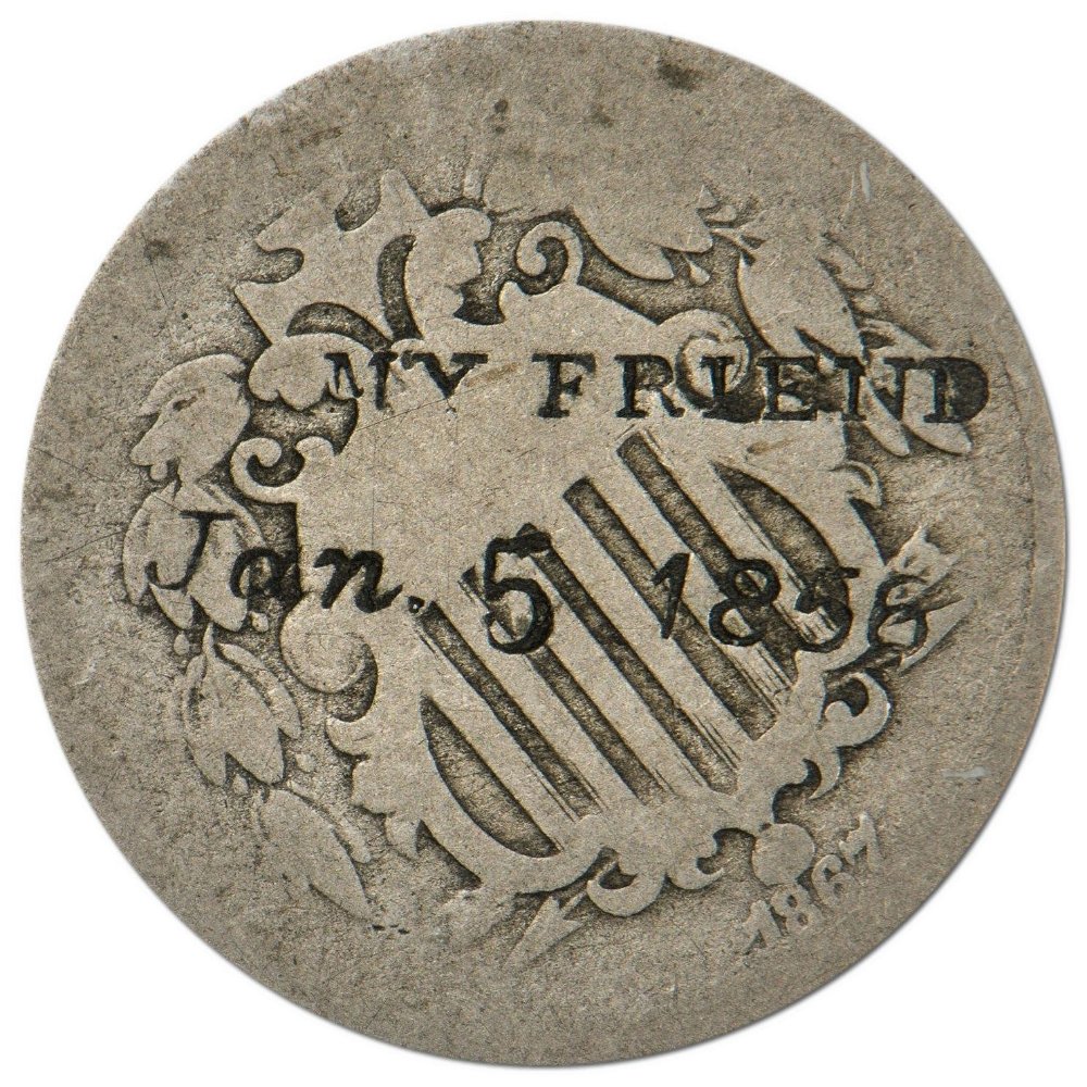 My-Latest-Gunsmith-C/S-On-An-1867-Shield-Nickel