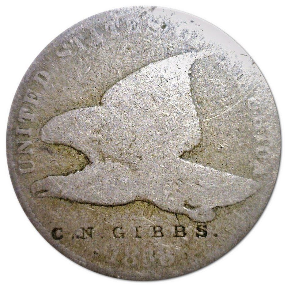 An-1858-Flying-Eagle-Cent-With-A-Silversmith-Lining-.
