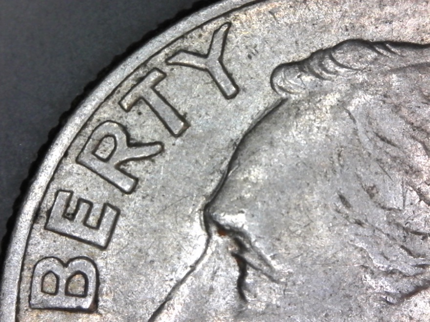 1964-D-Roosevelt-Dime---Doubling-On-Roosevelt-Face-Hot-Lips?