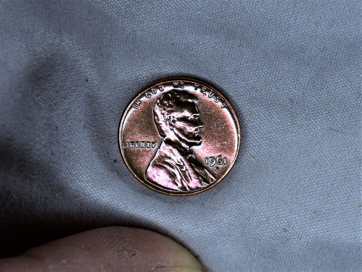 1961-D-Blue-Purple-Toned-LMC-Up-For-Grading