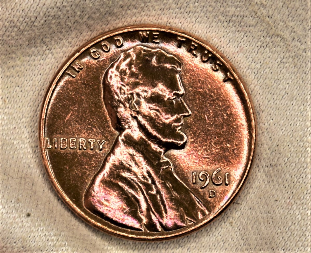 1961-D-Blue-Purple-Toned-LMC-Up-For-Grading