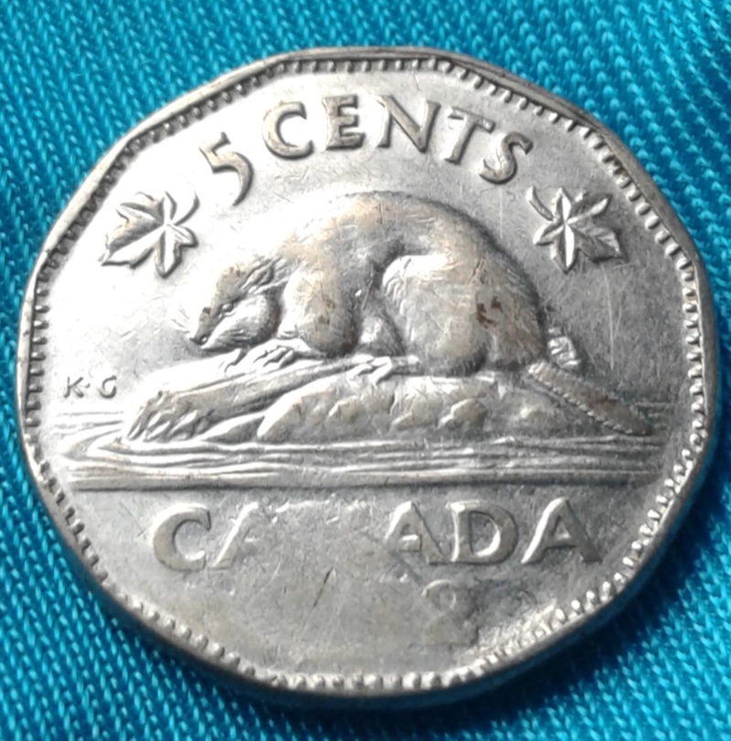 Canada-5-Cent.-Possible-Partial-Grease-Filled?