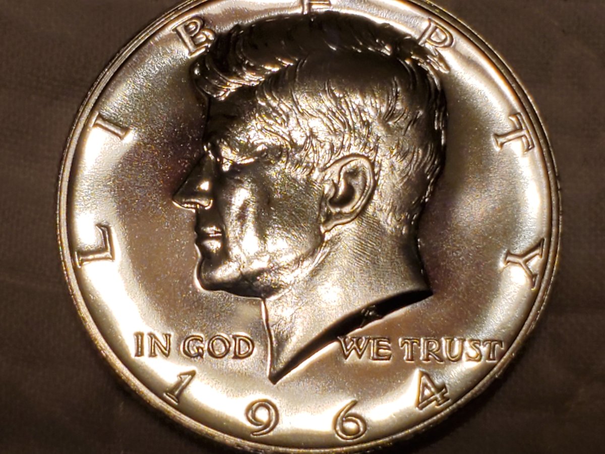 1964-P-JFK-Half.-Came-Directly-From-The-Cellophane-Sleeve