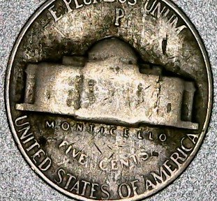 1945-P-Silver-Nickel-,-Am-I-Imagining-Another-Image-On-This-Coin.