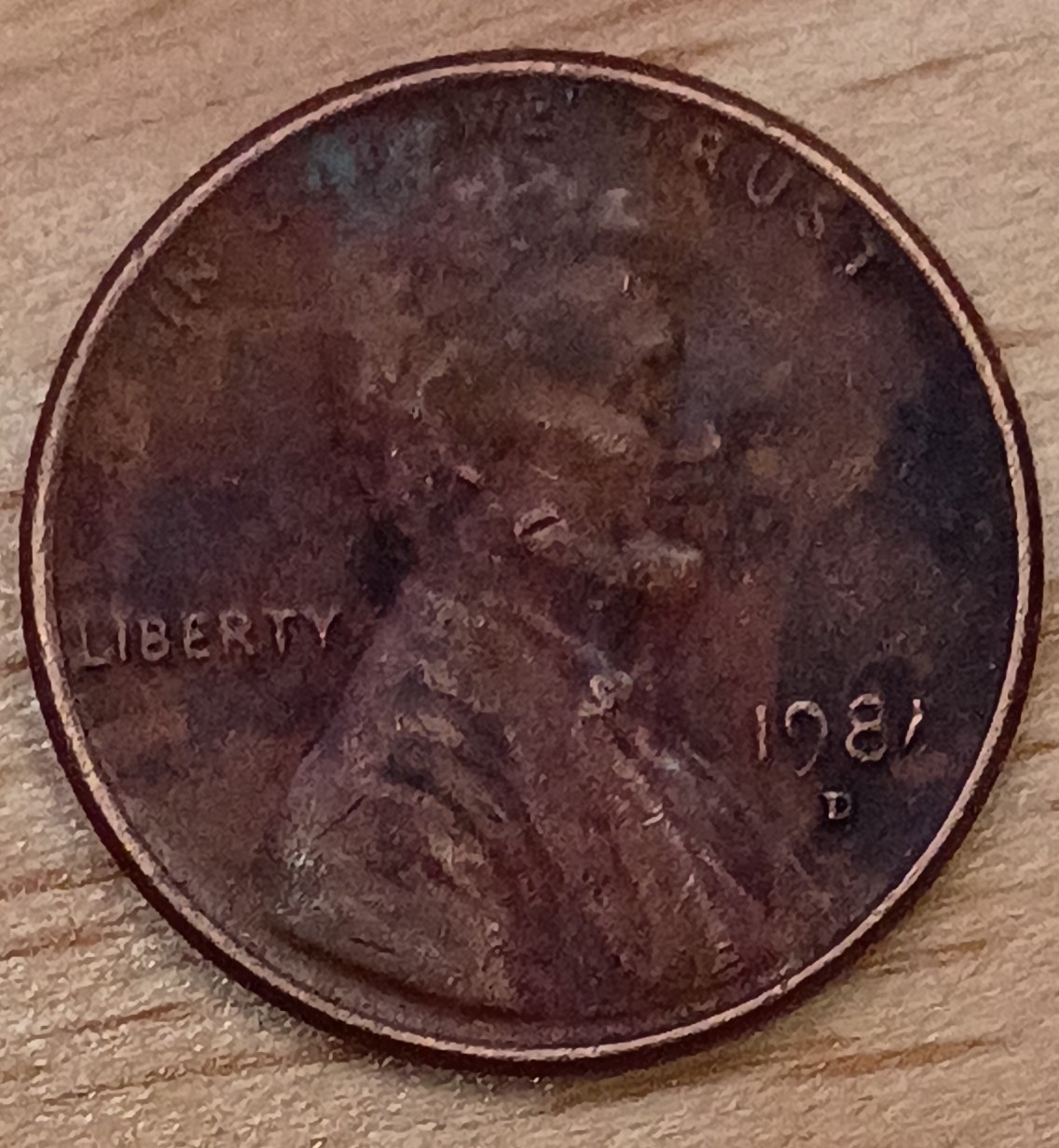 1981-D-Lincoln-Cent-With-Crooked-1-In-Date