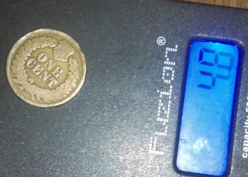1863-Indian-Head-Weighs-4.9-Grams