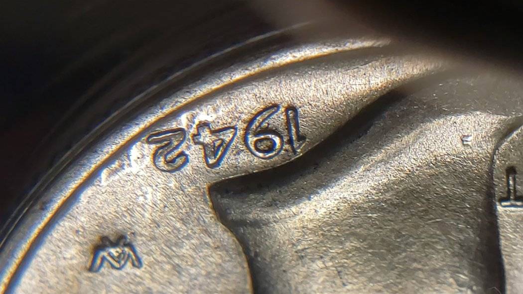 Possible-1942/1-Merc-Dime-W/-The-1-Mostly-Polished-Away