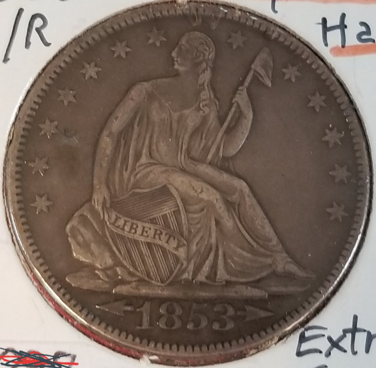 1853-Half-Dollar...arrows-And-Rays