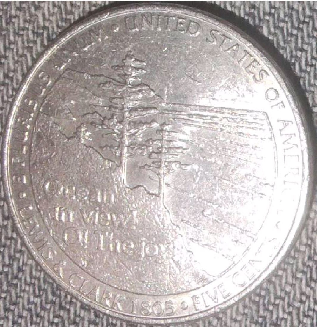 2005-P-Water-Nickel-Obverse-Struck-Through-Grease-Error