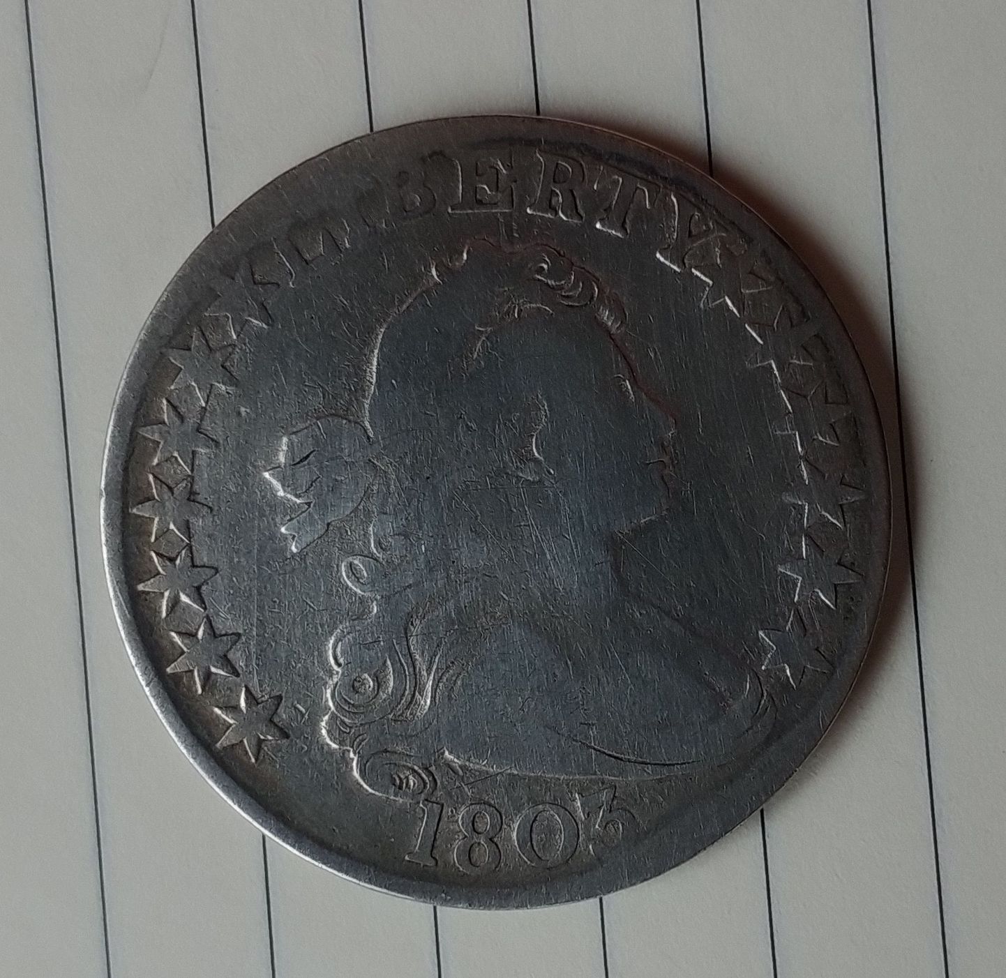 1803-Half-Dollar,-Cleaned,-Have-Lots-More