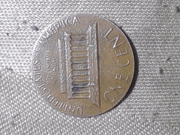 1972-Error-Coin-Cent-Half-The-Thickness-Of-Standard-Coin-And-No-Rim