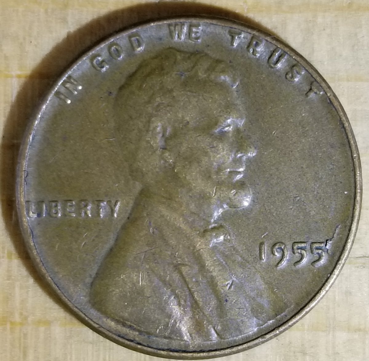 1955-Lincoln-Lwc-With-Odd-Cracking-By-The-Date.