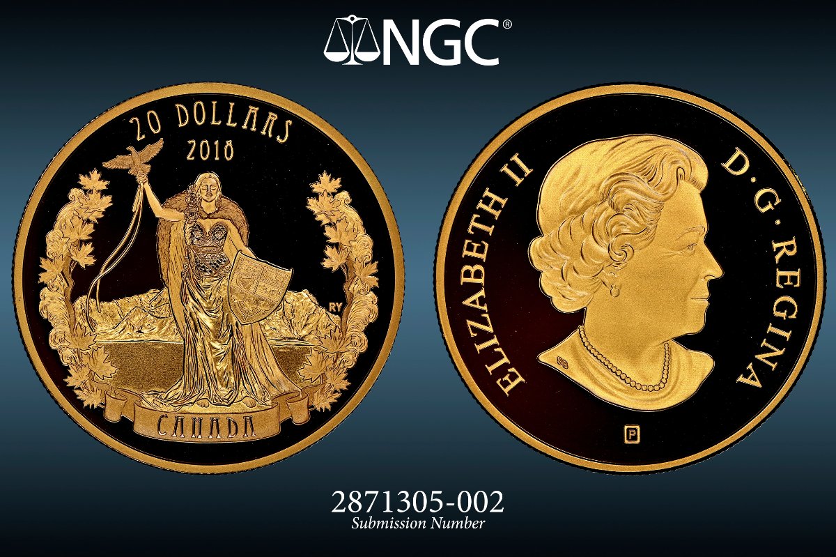 Just-Back-From-NGC-Grading,-2018-Gilt-Canada-S$20-Borealis